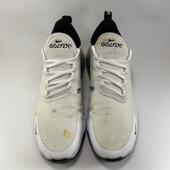 Nike Air Max 270 G Spikeless Golf Shoes Mens 9 White Platinum Black CK6483-102 - Picture 9 of 9